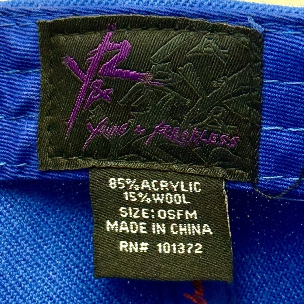 Young & Reckless Snapback Adjustable Cap Hat Blue… - image 8